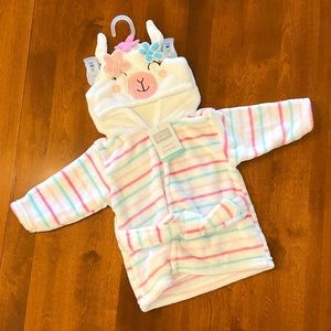 Hudson Baby Llama Plush Robe